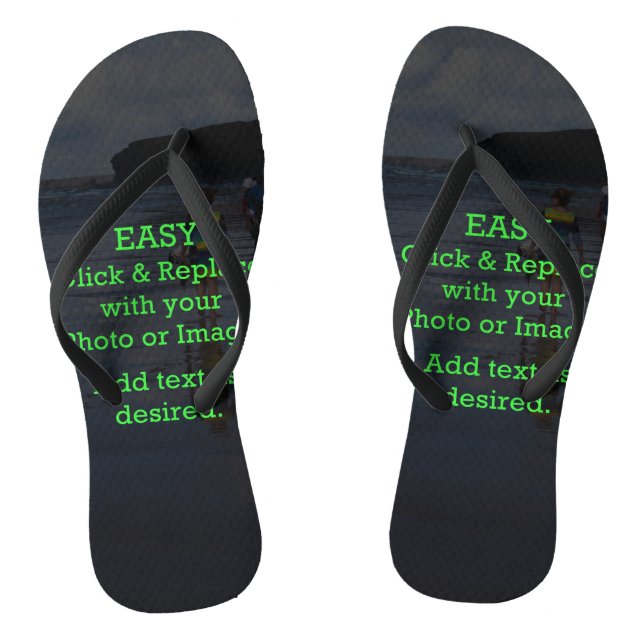 Easy Click & Replace Image to Create Your Own Jandals (Footbed)