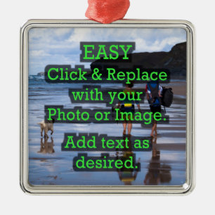 Easy Click & Replace Image to Create Your Own Metal Tree Decoration