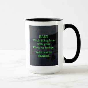 Easy Click & Replace Image to Create Your Own Mug