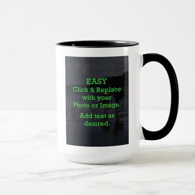 Easy Click & Replace Image to Create Your Own Mug (Right)