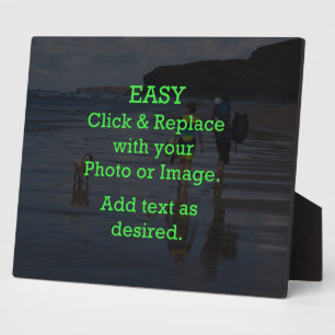 Easy Click & Replace Image to Create Your Own Plaque