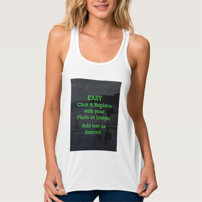 Easy Click & Replace Image to Create Your Own Singlet (Front)