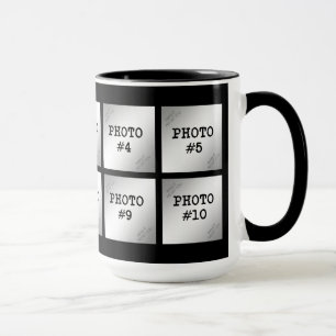 Easy Click to Create Your Own 10-Photo Mug
