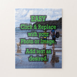 Easy Click to Create Your Own Vertical Jigsaw Puzzle