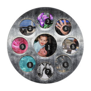 Easy Create Your Own with 9 photos Have Fun! Cutting Board