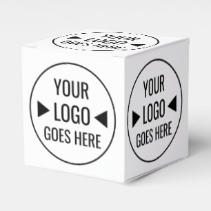 Easy Custom Corporate Business Logo Favour Box