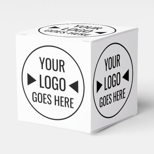 Easy Custom Corporate Business Logo Favour Box (Front Side)