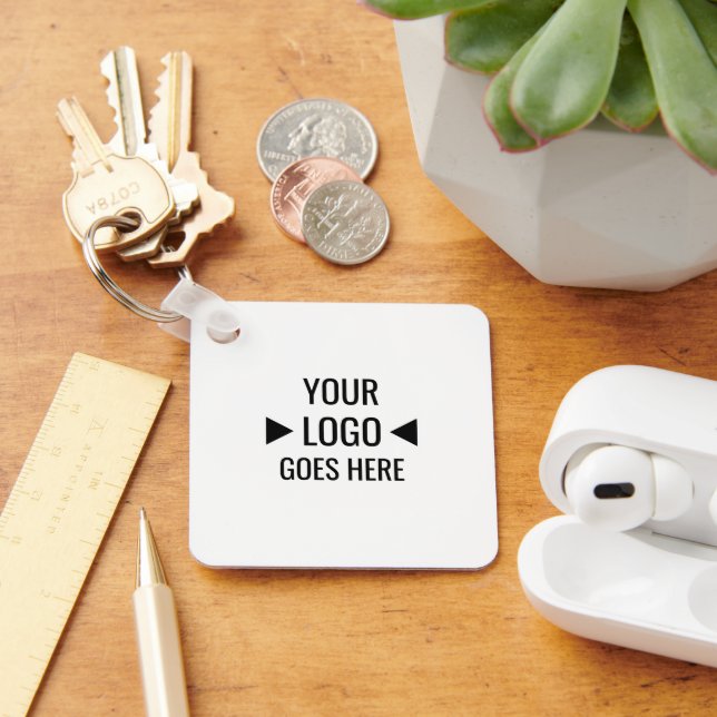 Easy Custom Corporate Business Logo Key Ring (Desk)