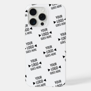 Easy Custom Corporate Business Logo Pattern iPhone 15 Pro Max Case