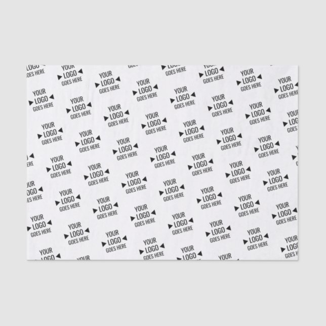 Easy Custom Corporate Business Logo Pattern Tissue Paper (Front)