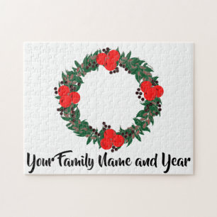 Easy Custom Holiday Gift Jigsaw Puzzle