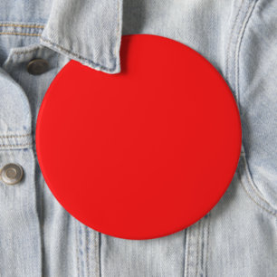 Easy Customisation - Personalise 6" Round Red 6 Cm Round Badge