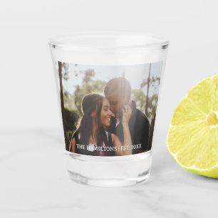 Easy design unique one of a kind personalised shot glass