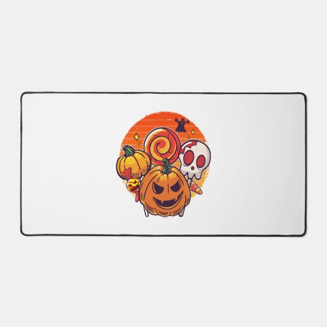 easy Halloween costume halloween mood   Desk Mat (Front)