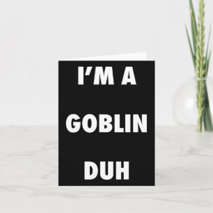 Easy Halloween Goblin Costume Shirt For Men Women Card