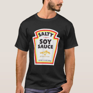 Easy Halloween Matching Costume Salty Soy Sauce Bo T-Shirt