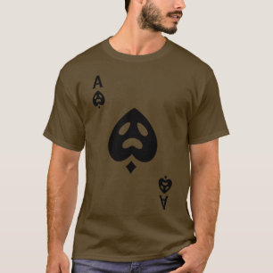 Easy Halloween Playing d Costume Ace of Spades T-Shirt