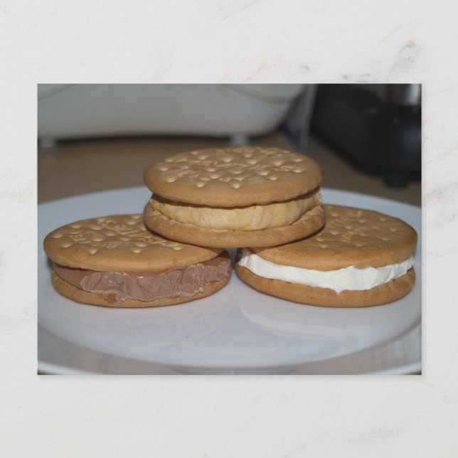 Easy Ice Cream Sandwiches Recipe Card (Front)