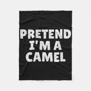 Easy Lazy Halloween Costume  Fleece Blanket