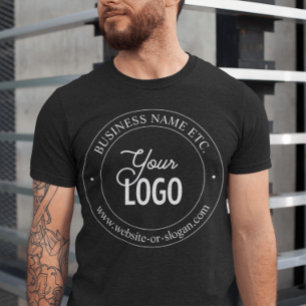 Easy Logo Replacement & Customisable Text T-Shirt