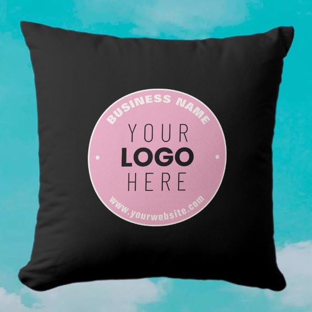 Easy Logo Replacement & Editable Text | Pink/DIY Cushion (Creator Uploaded)