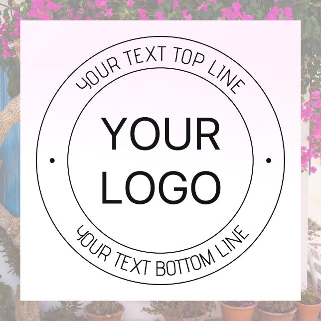 Easy Logo Replacement & Editable Text Pink Ombre (Creator Uploaded)