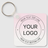 Easy Logo Replacement & Editable Text Pink Ombre