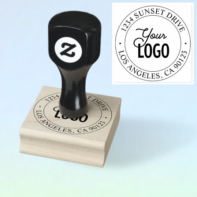 Easy Logo Replacement & Return Address Rubber Stamp (Creator Uploaded)