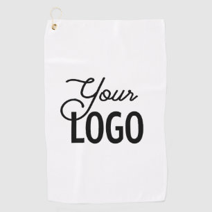 Easy Logo Replacement   White Golf Towel
