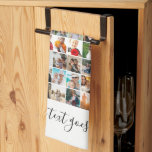 Easy Make Your Own 80 Photo Custom Personalised Tea Towel<br><div class="desc">Easy Make Your Own 80 photo Custom Personalised kitchen towels from Ricaso. Makes a wonderful gift idea,  use as intended or as a wall art piece in the kitchen.  Change the text to suit your requirements</div>