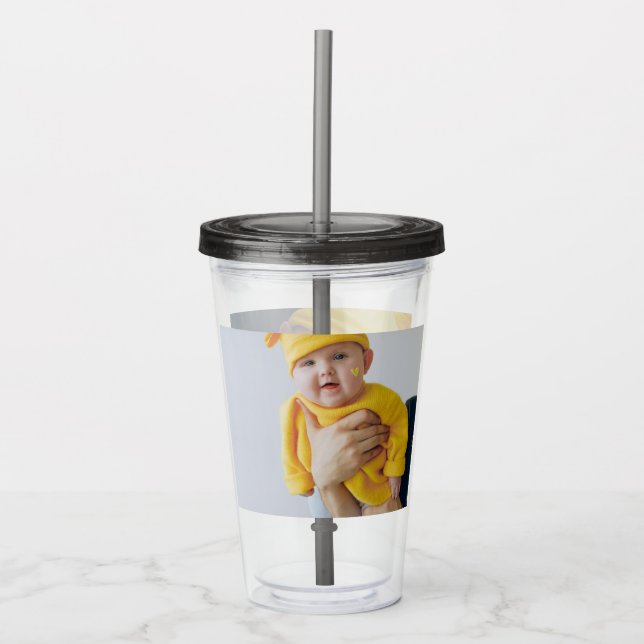 Easy make your own unique personalised by you acrylic tumbler (Front)