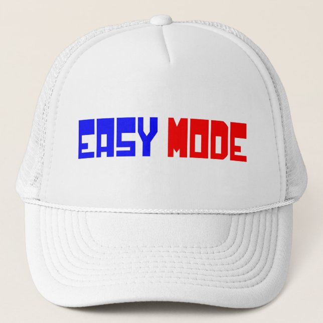 EASY MODE TRUCKER HAT (Front)