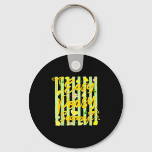 Easy peasy lemon squeezy funny summer vibes key ring