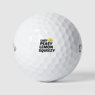 EASY PEASY LEMON SQUEEZY GOLF BALLS