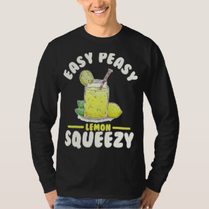 Easy Peasy Lemon Squeezy Lemonade Juice Stand Lemo T-Shirt