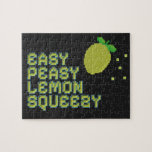 Easy Peasy Lemon Squeezy Pixel Art Puzzle<br><div class="desc">Challenge your mind with a touch of retro-future style! This "Easy Peasy Lemon Squeezy" pixel art puzzle features vibrant neon colors against a deep black background, making it a visually stunning and rewarding activity for any gamer or tech lover. Once completed, this 8-bit masterpiece looks like a high-contrast digital artwork,...</div>