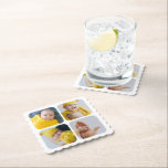 Easy Personalise Your Own Unique Photo Paper Coaster<br><div class="desc">Easy Personalise Your Own Unique 4 Photo paper coaster from Ricaso - add your own photos or art</div>
