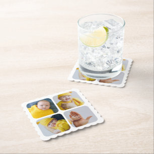 Easy Personalise Your Own Unique Photo Paper Coaster