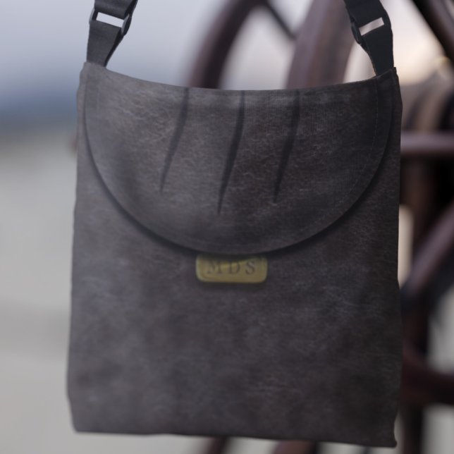 Easy Pirate Costume Dark Brown Crossbody Bag (Perfect crossbody bag to go with your pirate costume 🏴‍☠☠️🏴‍☠️🦜)