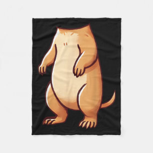 Easy Prairie Dog Costume Halloween Prairie Dog Fleece Blanket