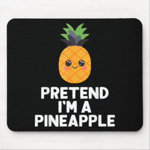 Easy Pretend A Pineapple Costume Halloween Funny Mouse Pad