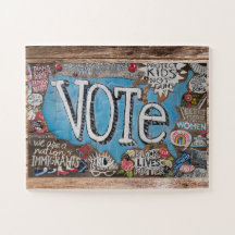 EASY puzzle VOTE LOUD