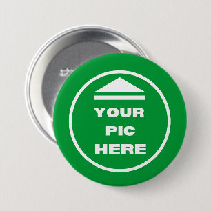 EASY! Round Button - Large, 3 Inch - Custom