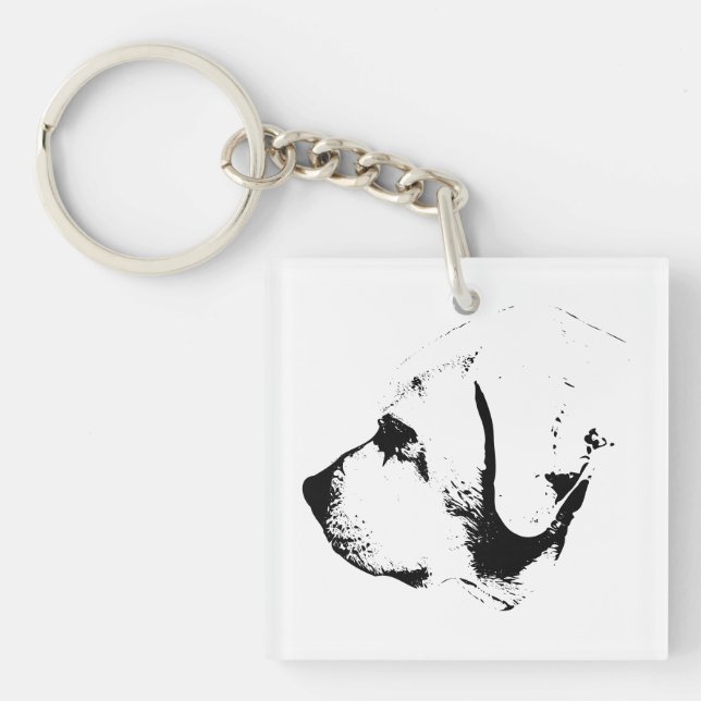 Easy Smiles, Tiny Art Key Ring (Front)