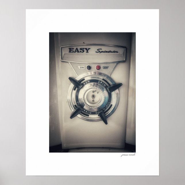 Easy Spindrier Dial Poster Print (Front)