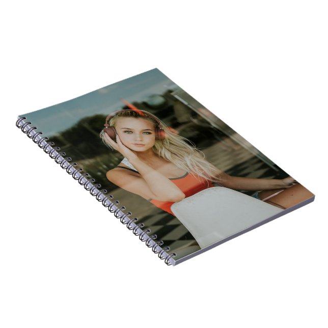 EASY!  Spiral Notebook - Personalised - Add Image (Right Side)