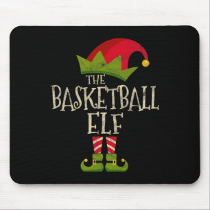 Easy The Basketball Elf Costume Family Group Gift Mouse Pad