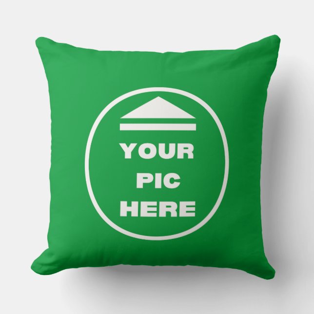 EASY! Throw Pillow  Big 20"x20" Cotton -Customise  (Front)