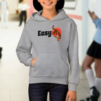 "Easy Tiger" Funny Kids Hoodie – Bold Typography