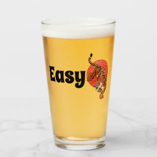 Easy Tiger Pint Glass – Bold Typography
